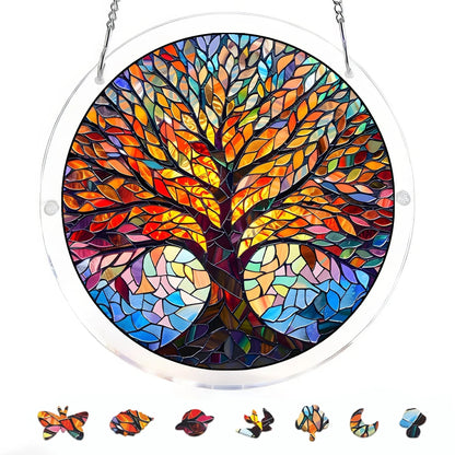 🔥LAST DAY SPECIAL PRICE☀️🛍️Acrylic Jigsaw Puzzle Suncatcher