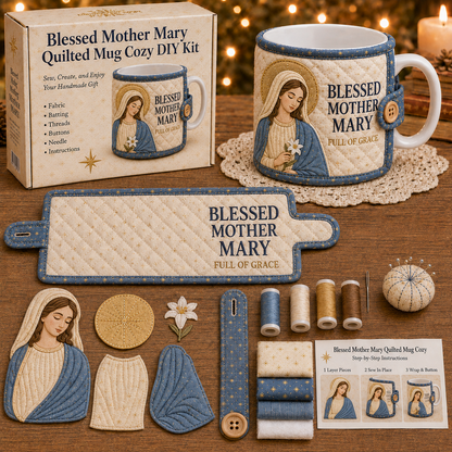 ✝️ Christmas Faith Mug Cozy Sewing Kit