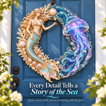 🔥 Last Day 50% OFF-🌊 Oceanic Wonderland—Mermaid and Jellyfish Decorative Garland
