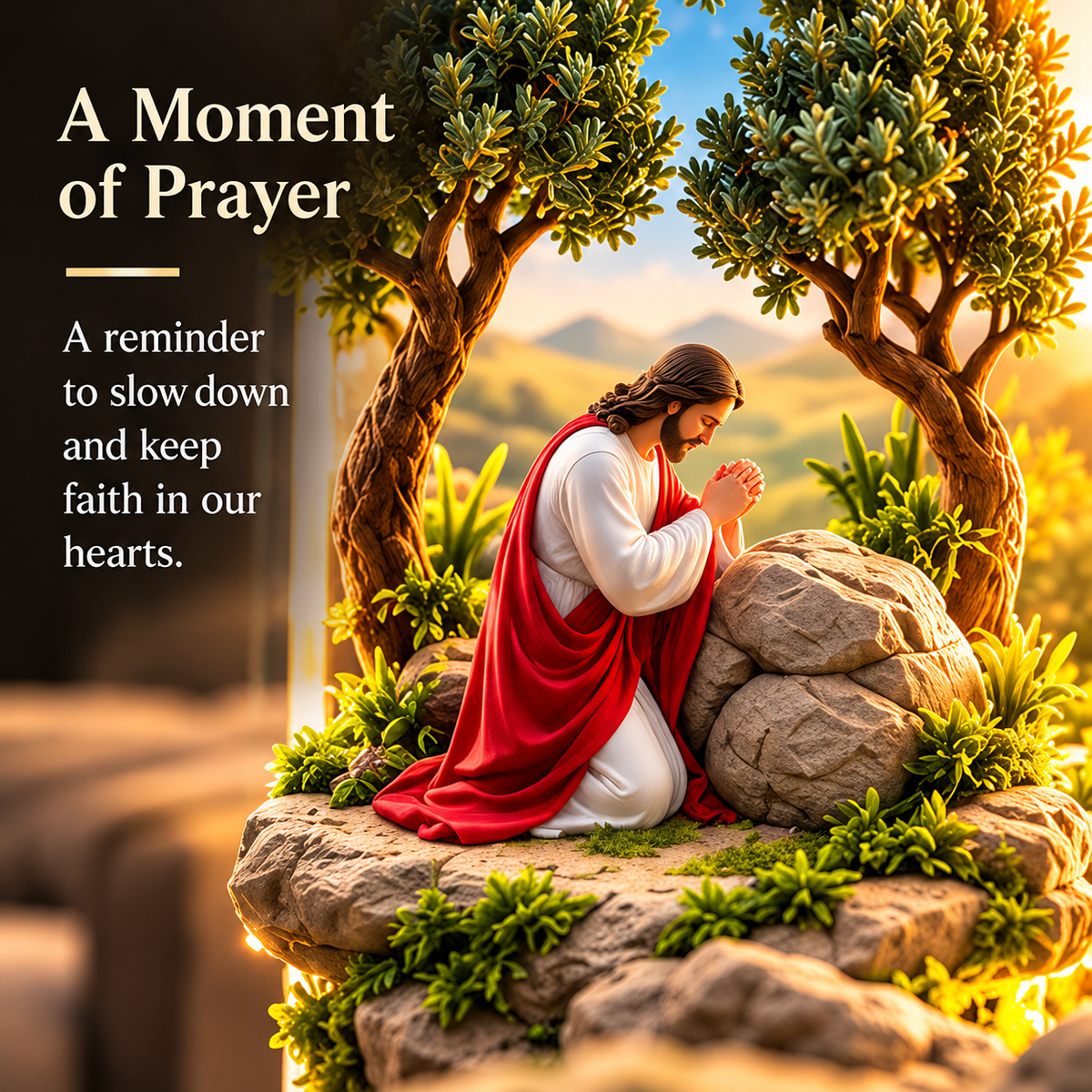 ✨ Last Day – 49% OFF!✝️The Story of Jesus in 6 Scenes Cross Lamp