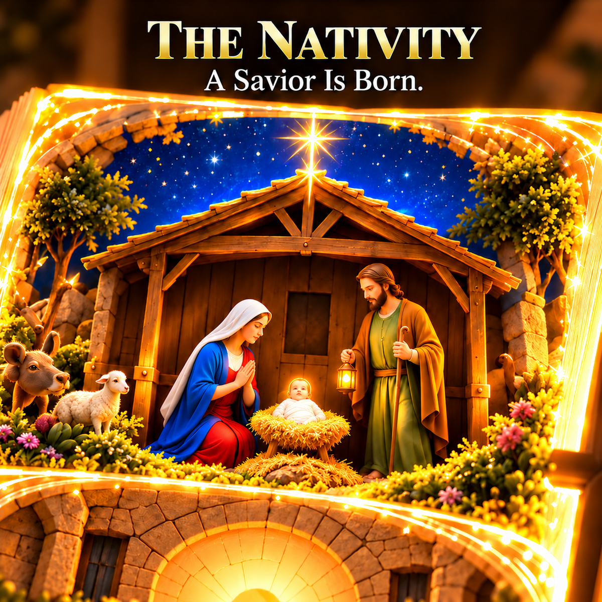 ✨ Last Day – 49% OFF-✝️"Six Sacred Scenes Storybook" — Timeless Tales