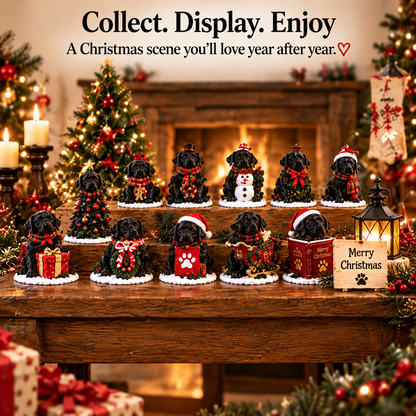 💥LAST DAY 50% OFF-🐶3D Black Labrador 24-Day Christmas Countdown Calendar