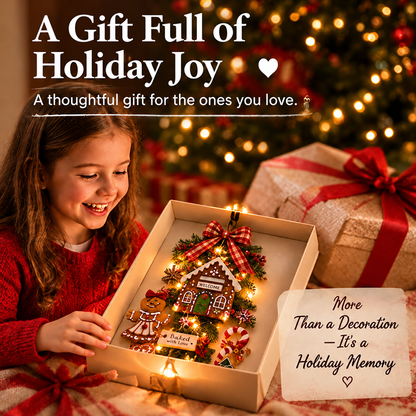 🔥LAST DAY 50% OFF -✨Light-up Gingerbread Man Hanging Ornament