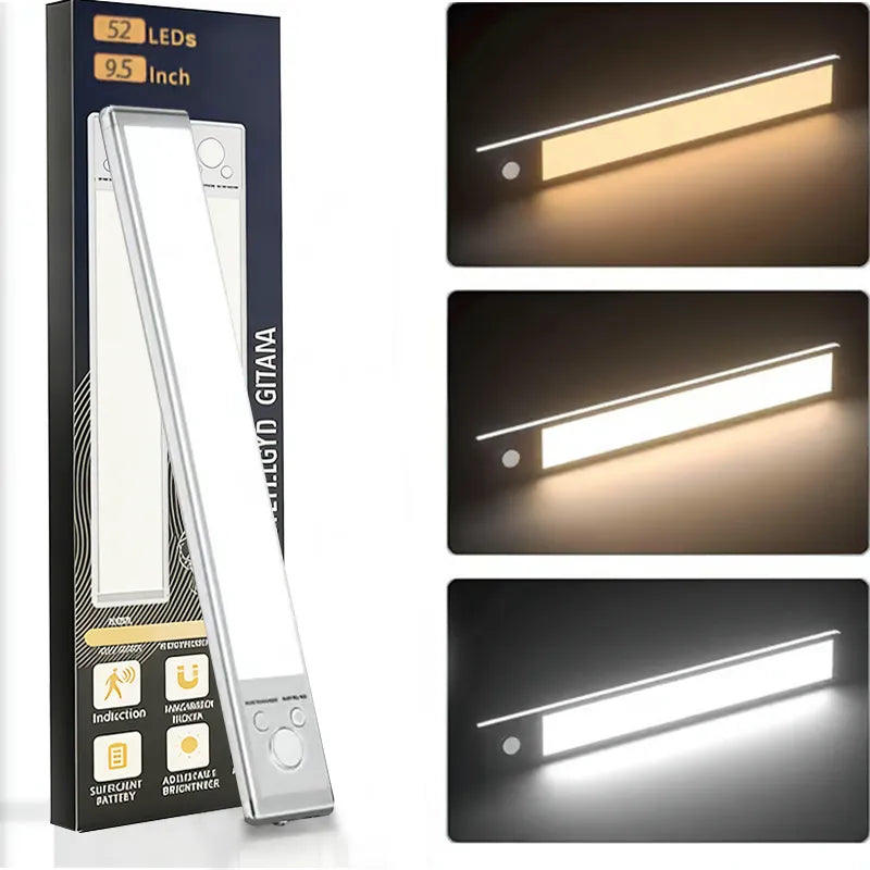 Punch-free Smart Sensor Magnetic Rechargeable LED Lights