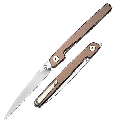 🔥Last Day Sale 49% OFF🎉Stealth Black Aluminum EDC Folding Knife