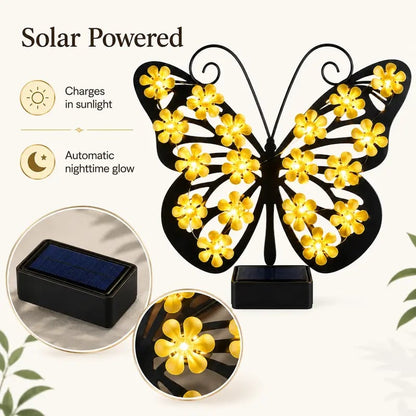 🦋☀️Solar Flapping Wing Butterfly Garden Wall Light