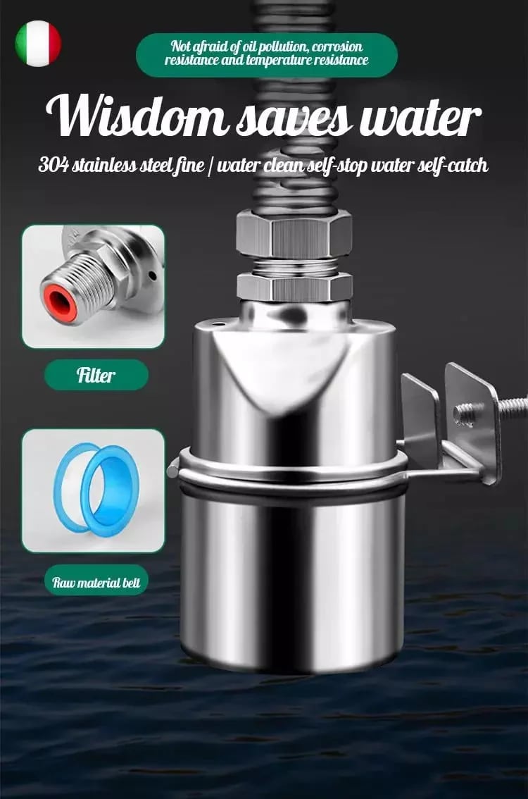 🌊💦 304 Stainless Steel Automatic Float Valve for Water Tank🚰