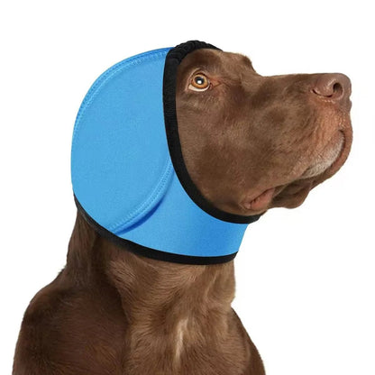🔥 [Flash Sale - 50% OFF] No More Shivering from Thunder & Dryers! ❤️  Dog Calming Ear Wrap for Instant Anxiety Relief