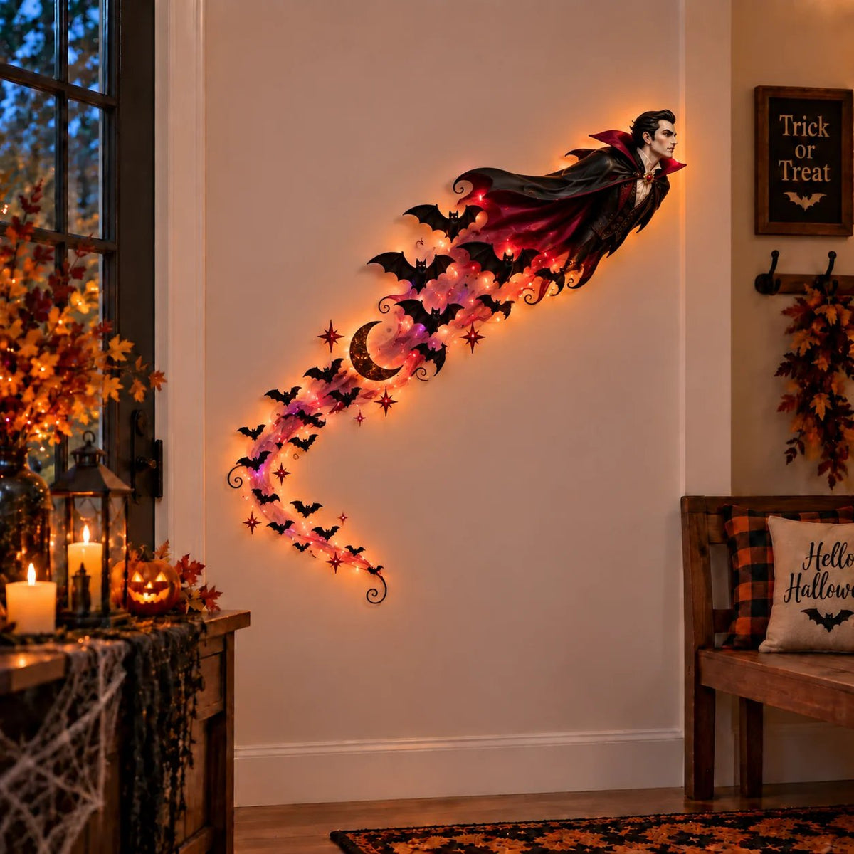 ⏰ LAST DAY 49% OFF -🎃 Halloween Magic Trail Wall Light Collection