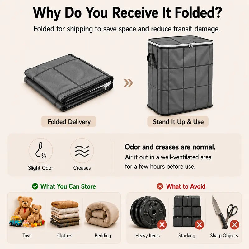 📦Store More andDeclutter Your Closetwith This Dust ProofBedding Organizer