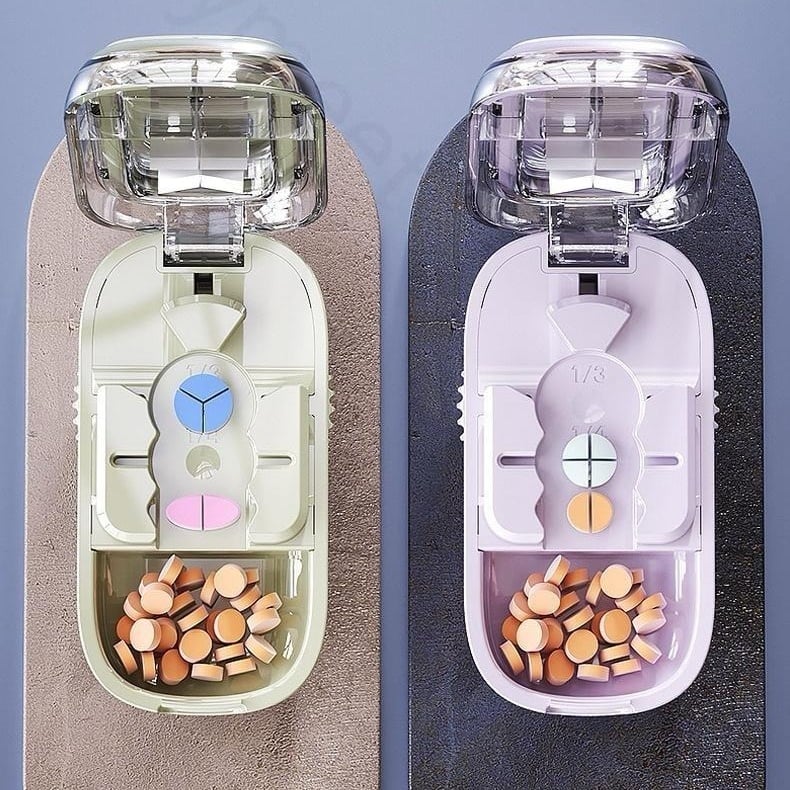 24-Hour Flash Deal⏰Upgrade-Designed Compact 3-in-1 Pill Splitter Organizer