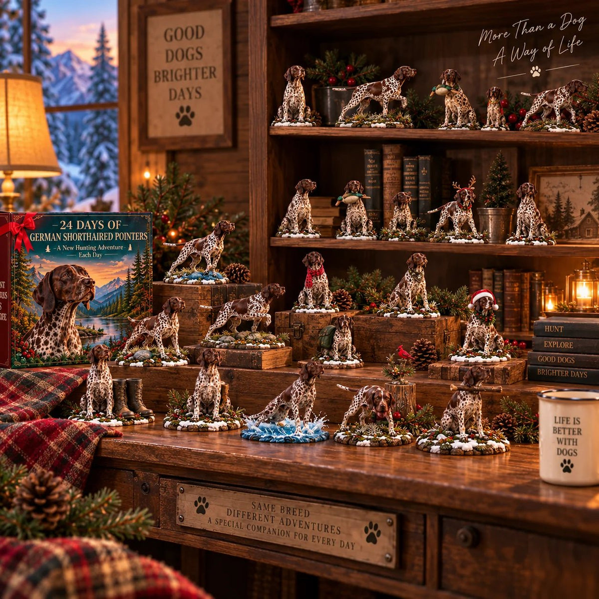 🐾 German Shorthaired Pointer Advent Calendar – 24-Day Advent Calendar
