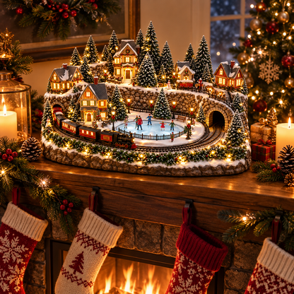 🔥 LAST DAY 49% OFF 🔥 Lighted & Animated Christmas Village Collection ✨