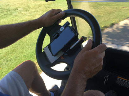 🔥Summer Hot Sale 49% OFF⛳ Hands-Free Golf Cart Steering Wheel Phone Holder