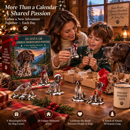 🐾 German Shorthaired Pointer Advent Calendar – 24-Day Advent Calendar