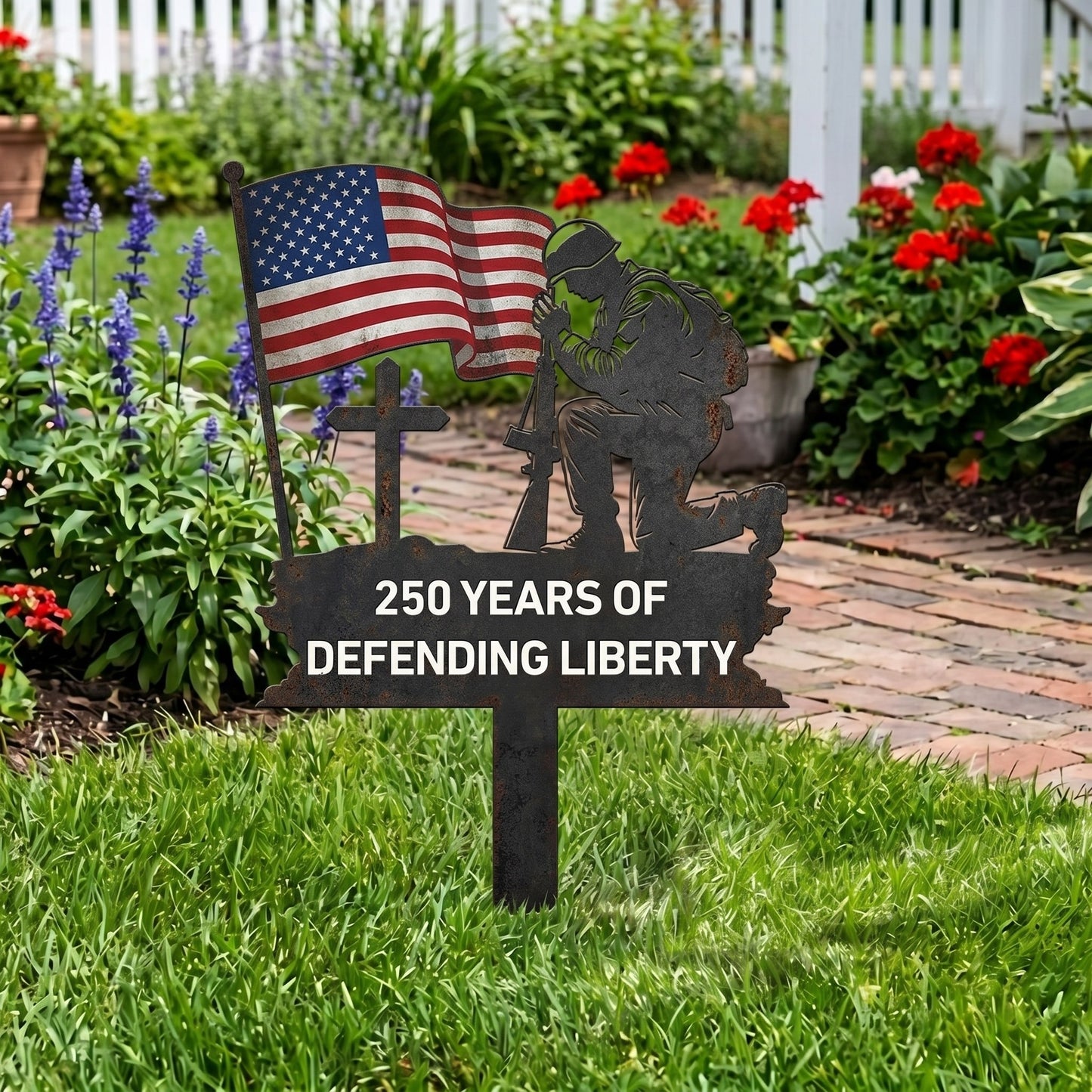 🇺🇸 America 250th Anniversary Garden Stake Patriotic Yard Decor