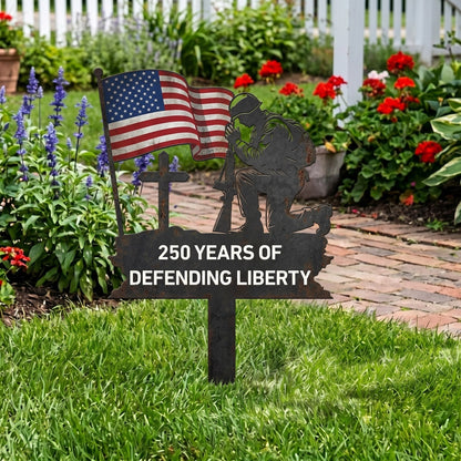 🇺🇸 America 250th Anniversary Garden Stake Patriotic Yard Decor