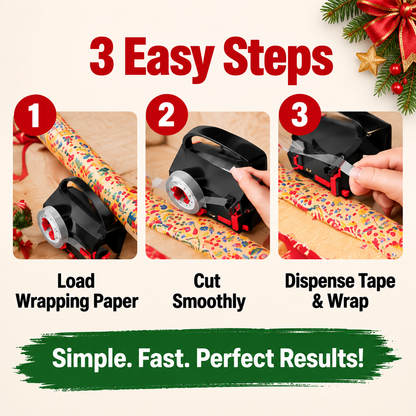 💥Hot Sale 50% Off -✂️Multifunctional Wrapping Paper Cutter