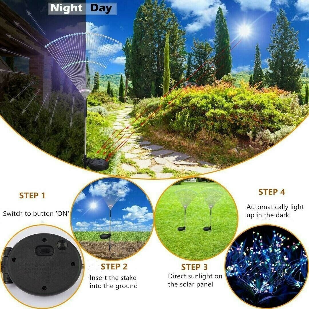 🔥LAST DAY 49% OFF🎁Waterproof Solar Garden Fireworks LED Light