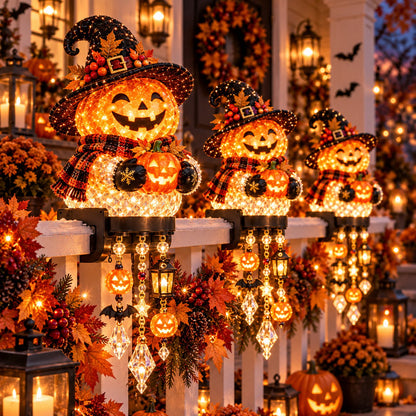 ⏰ LAST DAY 49% OFF -🎃 Halloween Porch Magic Cascade Railing Lights