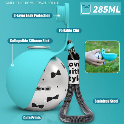 🔥 HOT SALE  49% OFF🔥Portable Dog Water Bottle – 285ml