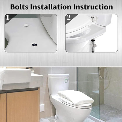 🚽 Universal Toilet Seat Bolt Kit – Quick Release Replacement Screws & Easy Install Fixing Set 🔧✨