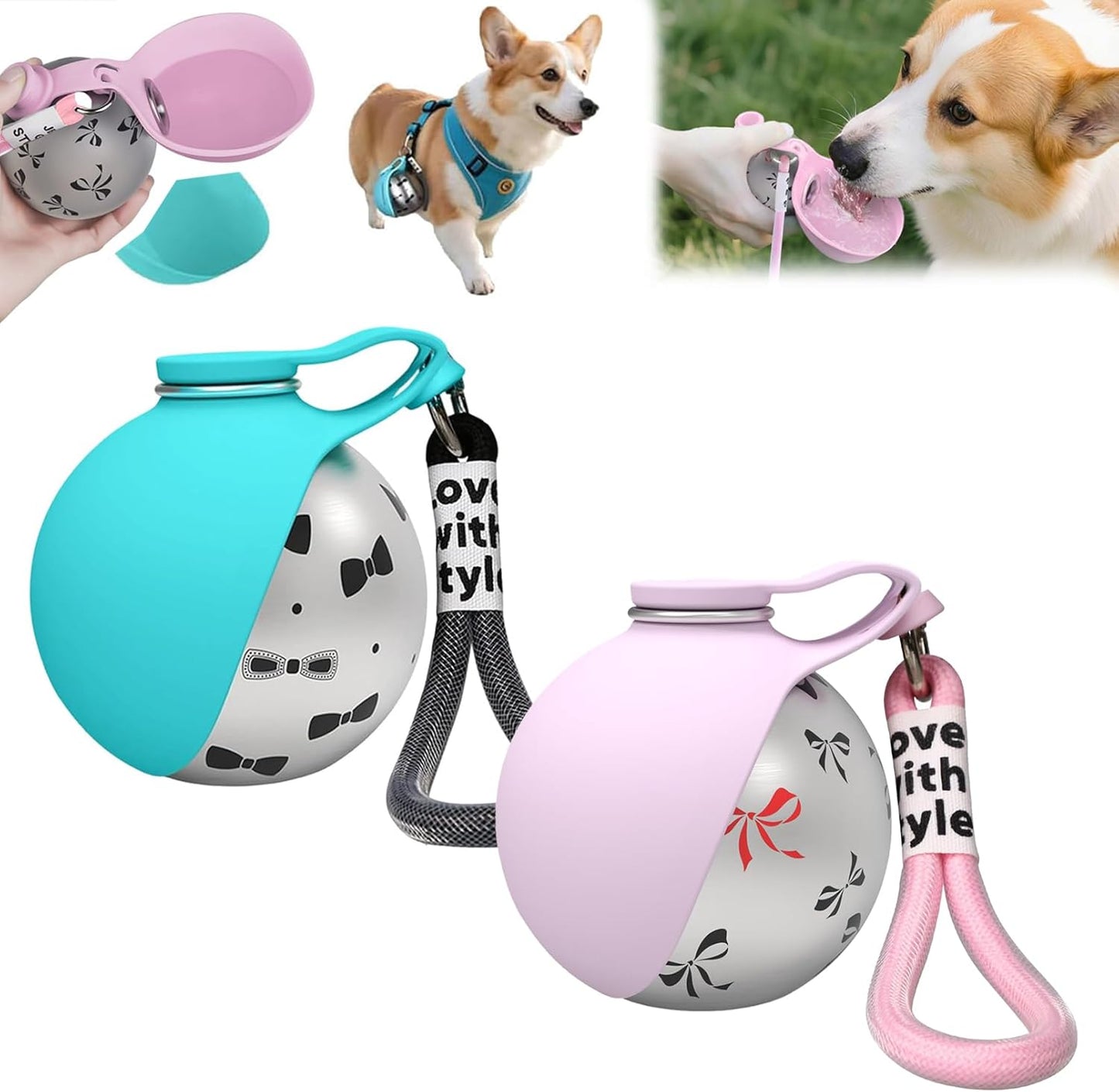 🔥 HOT SALE  49% OFF🔥Portable Dog Water Bottle – 285ml