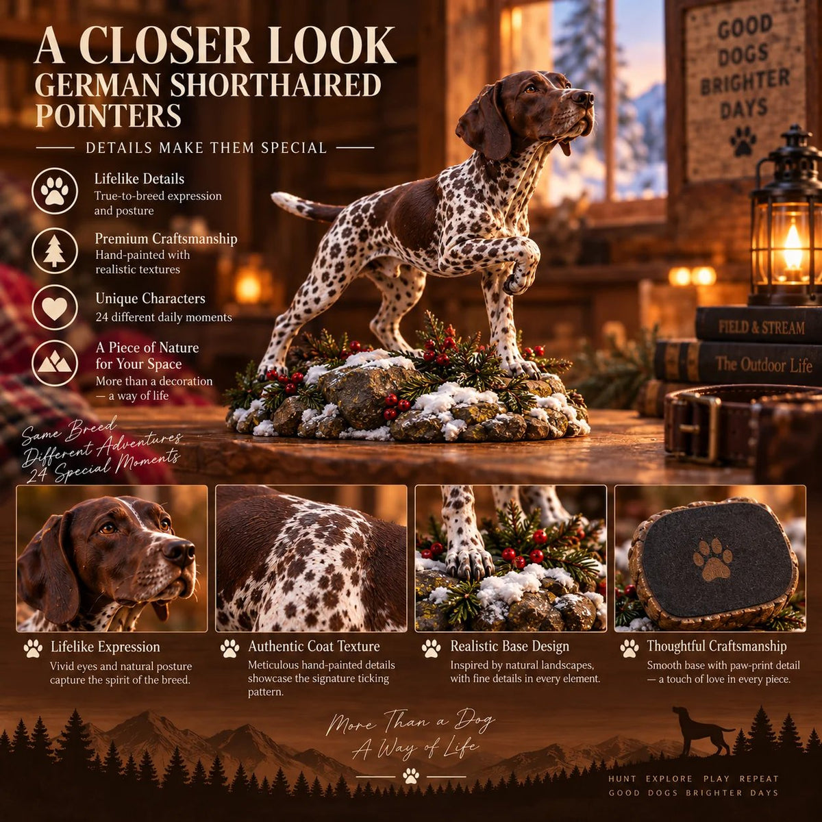 🐾 German Shorthaired Pointer Advent Calendar – 24-Day Advent Calendar