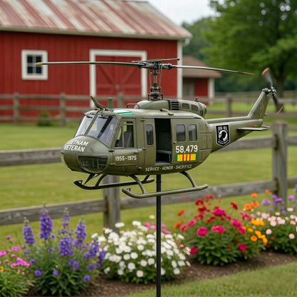 🎁Last Day Promo: 49% OFF 🎖️UH-1 Huey Veteran Tribute Collector Wind Spinner-✈️Buy 2 Free Shipping Today!