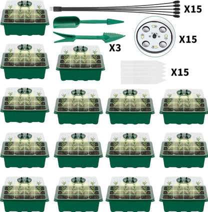 Adjustable Humidity Seed Starter Trays