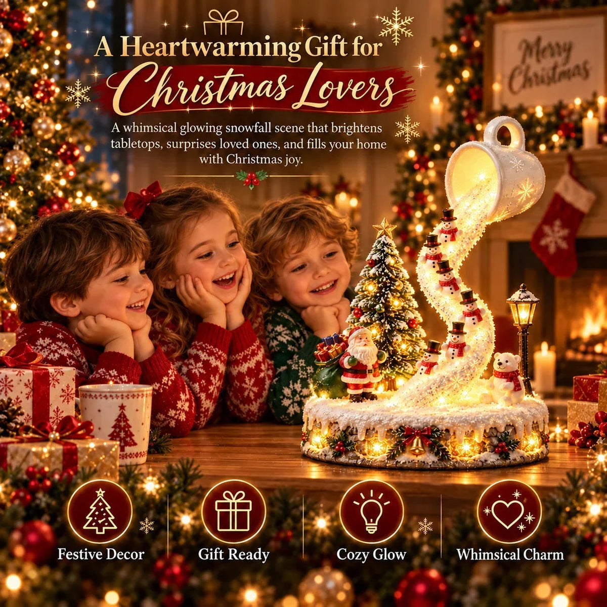 🔥 LAST DAY 49% OFF 🔥🎄 Fantasy Christmas Lights™ Town