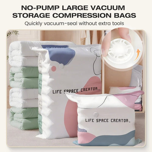 🔥LAST DAY 49% OFF👍🏻No-Pump Large Space-Saving Vacuum Storage Bags