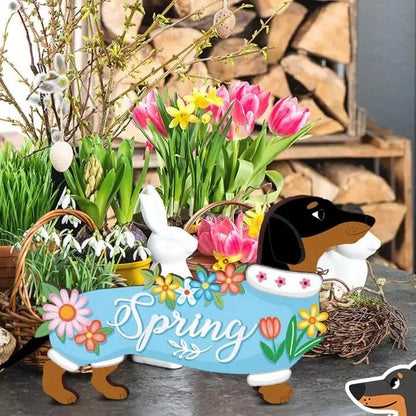 Hot Sale🔥Cute Animals Sign Easter Gift Cat Wooden Sign Desk Decor