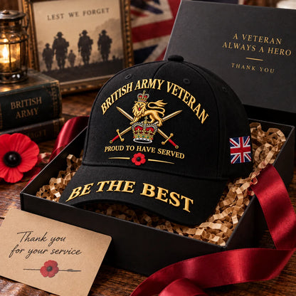⏳ Last Day 50% OFF-🎖️ British Army Veteran Cap – Proud to Have Served