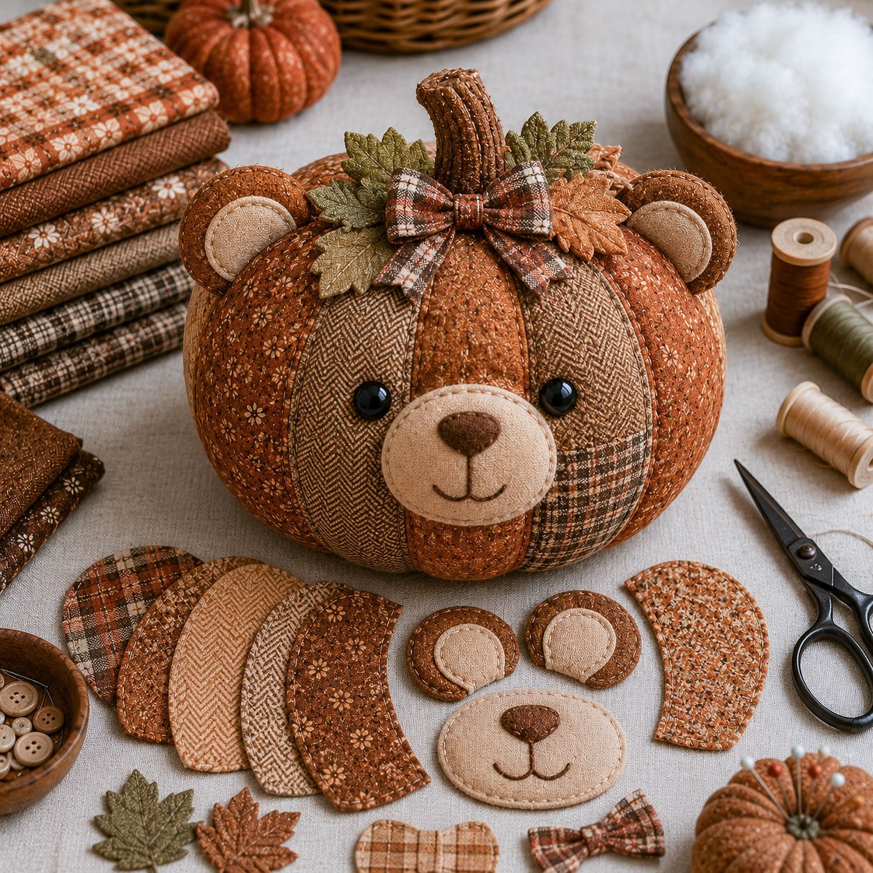 🎃 DIY Fall Animal Pumpkin Craft Kit – Make Your Own Cozy Woodland Pumpkin Decorations