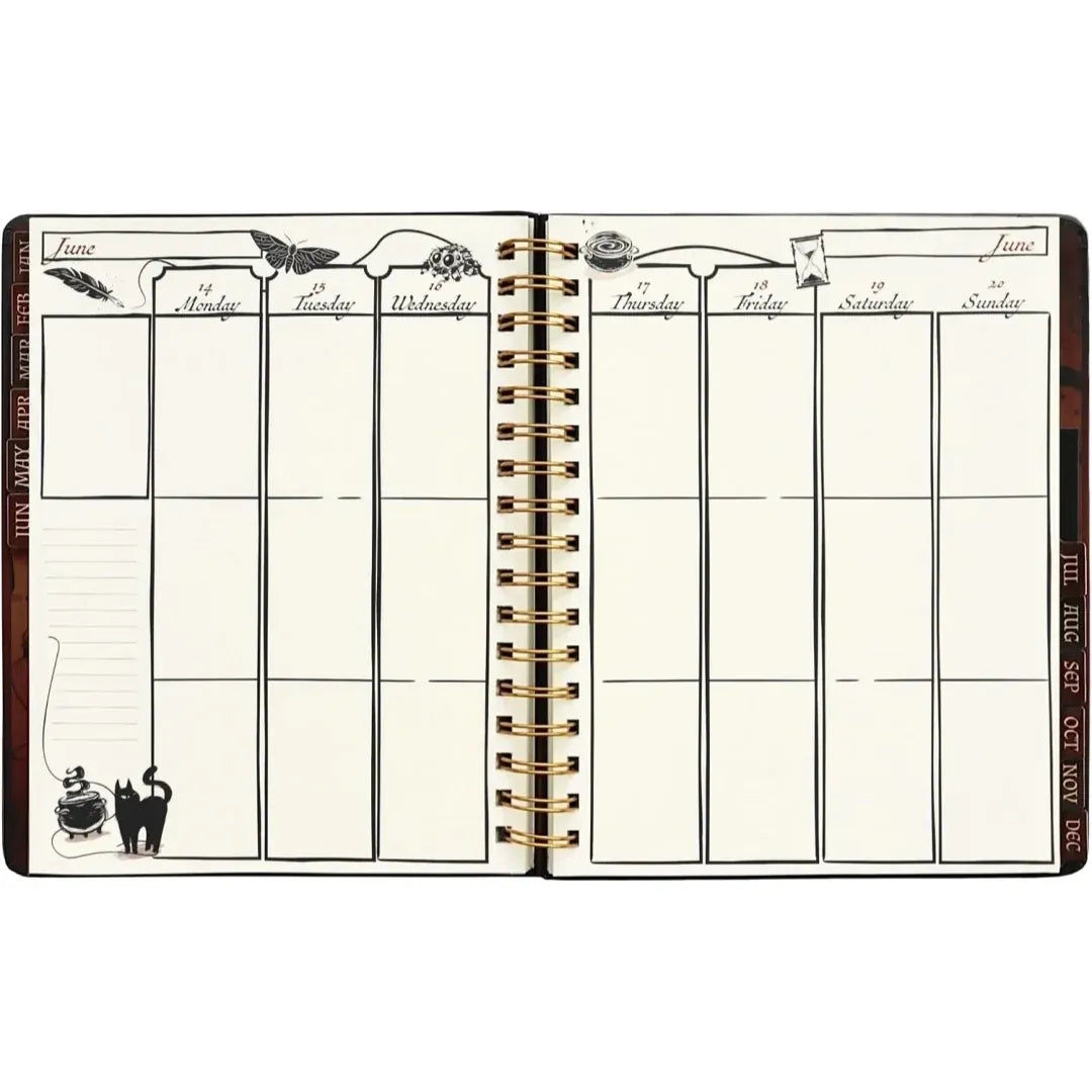 Waiting for the Night: The Witching Hour 2027 Weekly Planner