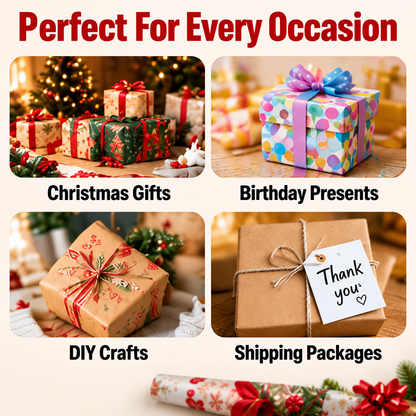 💥Hot Sale 50% Off -✂️Multifunctional Wrapping Paper Cutter