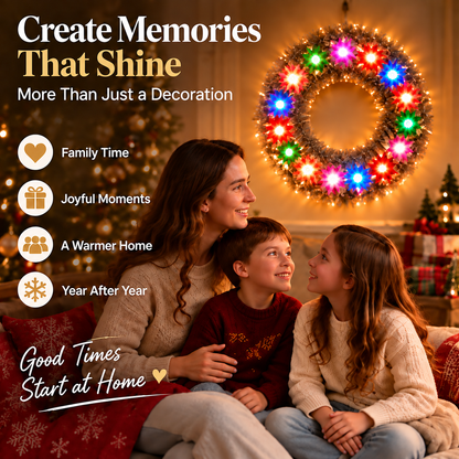 💥Hot Sale49% Off -✨ MerryGlow™ Vintage Christmas Wreath