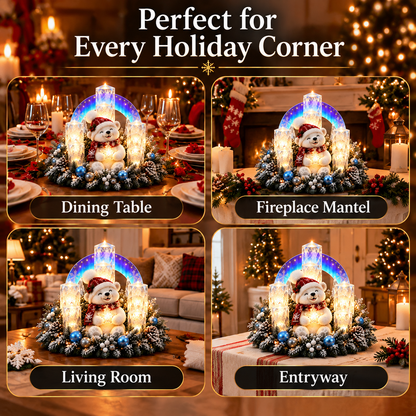 ⏰ LAST DAY 49% OFF - 🎄Flameless Christmas Candle Decorations