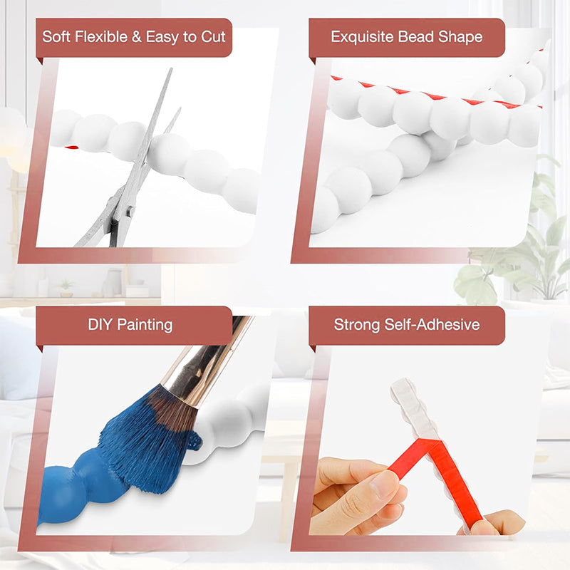 ✨ DIY Self-Adhesive Decorative Wall Molding Trim