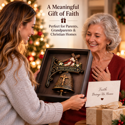 ⏳ Last Day 49% OFF –✝️Jesus Cross Christian Hanging Bell