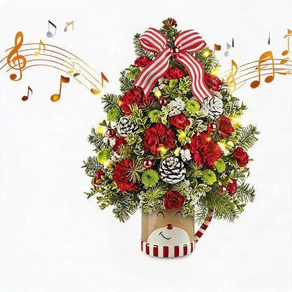 🌲 Pop-Up 3D Christmas Tree Card ✨ Turns Into Freestanding Festive Table Decor