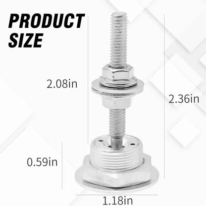 🔒 4PCS Universal Quick Release Latches – Aluminum Push Button for Car & DIY