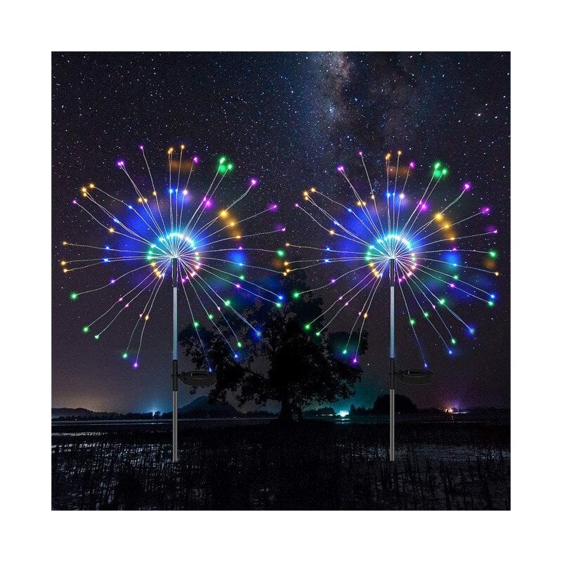🔥LAST DAY 49% OFF🎁Waterproof Solar Garden Fireworks LED Light