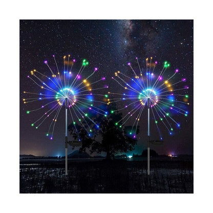 🔥LAST DAY 49% OFF🎁Waterproof Solar Garden Fireworks LED Light