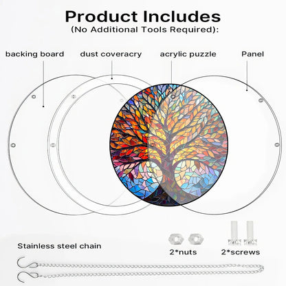 🔥LAST DAY SPECIAL PRICE☀️🛍️Acrylic Jigsaw Puzzle Suncatcher