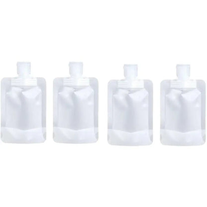 12 Counts Reusable Plastic Pouches, Versatile Liquid Carriers for Picnics and Outings