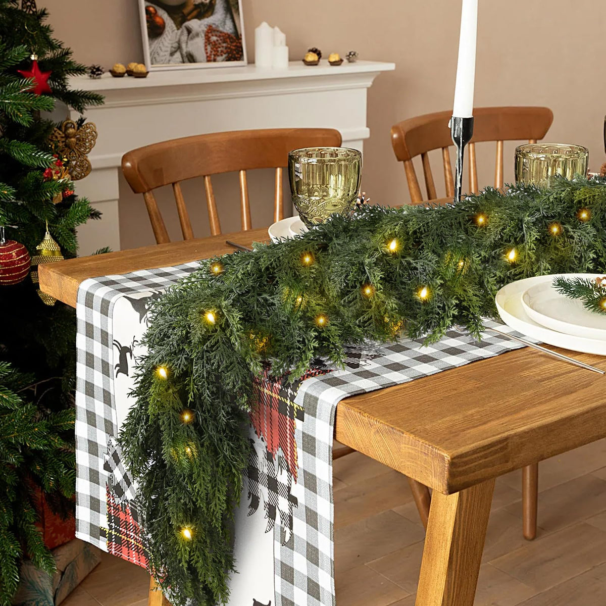 🏆Limited Stock 49% OFF 💥 Lighted Christmas Cedar Indoor Decoration