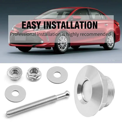 🔒 4PCS Universal Quick Release Latches – Aluminum Push Button for Car & DIY