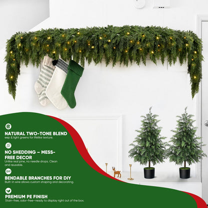 🏆Limited Stock 49% OFF 💥 Lighted Christmas Cedar Indoor Decoration